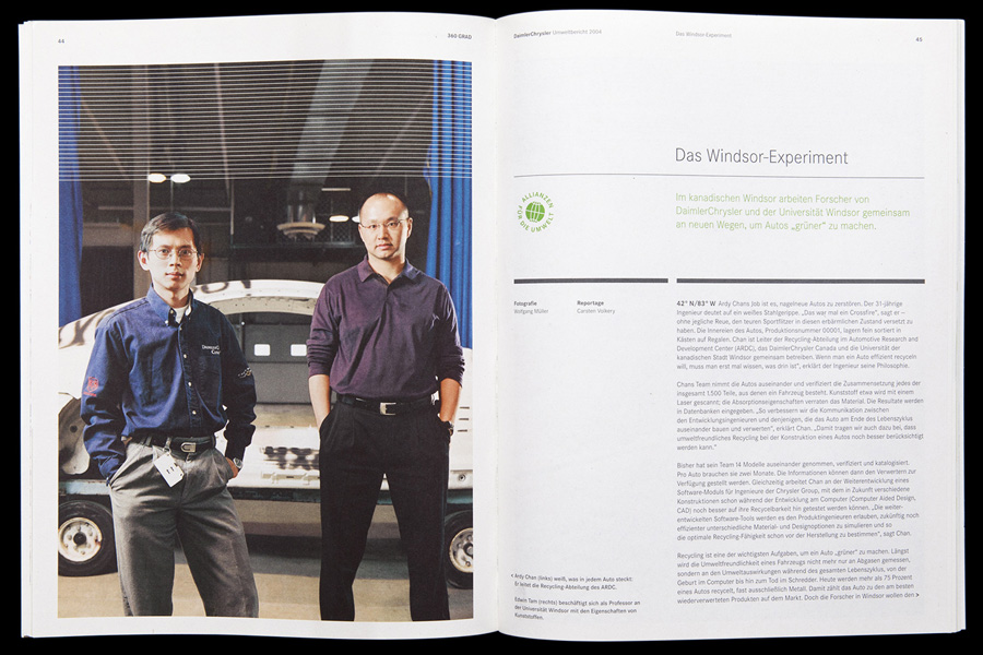 360 Grad | DaimlerChrysler environment report 2004